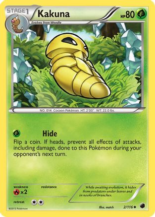Kakuna (2/116) - Plasma Freeze  - Uncommon