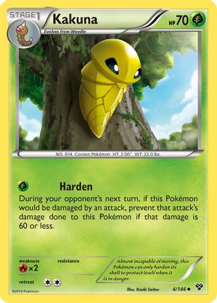 Kakuna 004 - XY Base Set Normal - Uncommon