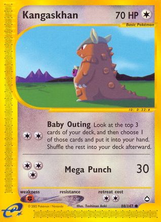 Kangaskhan 88/147 - Aquapolis Reverse Holofoil