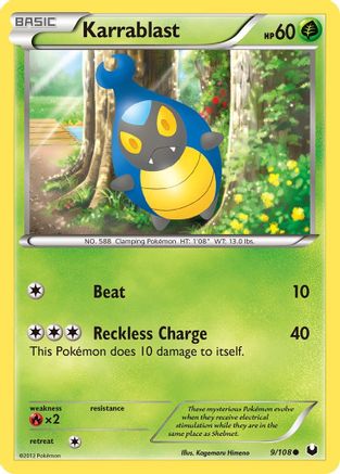 Karrablast 009 - Dark Explorers Reverse Holofoil - Common