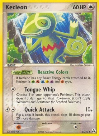 Kecleon 037/92 - Legend Maker Normal - Uncommon