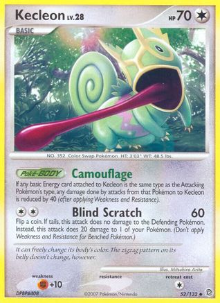 Kecleon (52/132) - Secret Wonders Reverse Holofoil - Uncommon