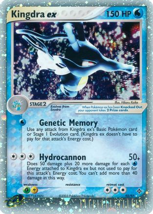 Kingdra ex 092 - Dragon Holofoil - Ultra Rare
