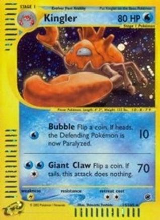 Kingler (15) 015 - Expedition Holofoil - Holo Rare