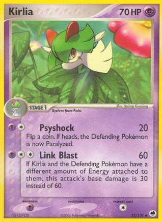 Kirlia 032/101 - Dragon Frontiers Normal - Uncommon