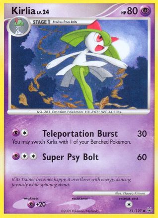 Kirlia 051 - Platinum Reverse Holofoil - Uncommon