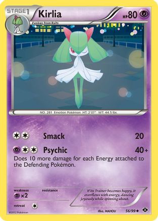 Kirlia 056 - Next Destinies Reverse Holofoil - Uncommon