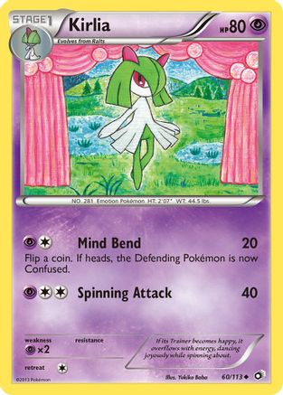 Kirlia 060 - Legendary Treasures Reverse Holofoil - Uncommon