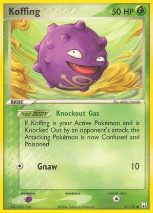 Koffing - 061/109 - Team Rocket Returns Normal