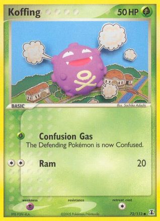 Koffing 72/113 - Delta Species Reverse Holofoil