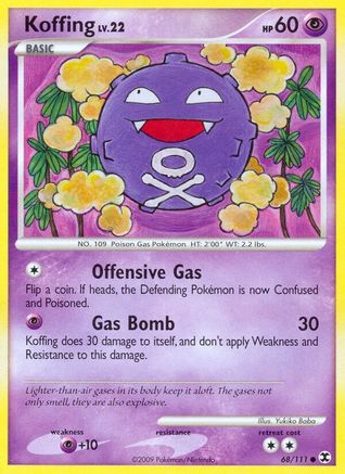 Koffing - 068/111 - Rising Rivals Reverse Holofoil