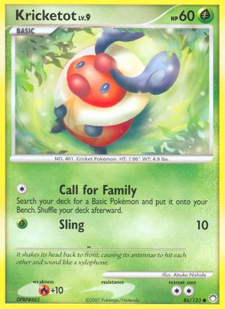Kricketot (86/123) - Mysterious Treasures  - Common