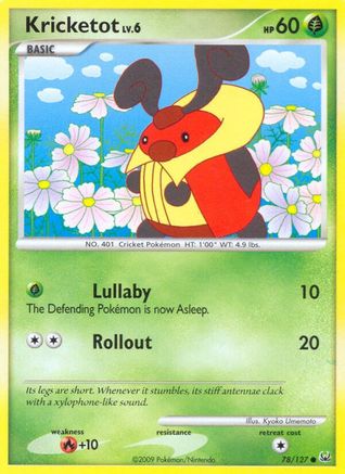 Kricketot 078 - Platinum Reverse Holofoil - Common