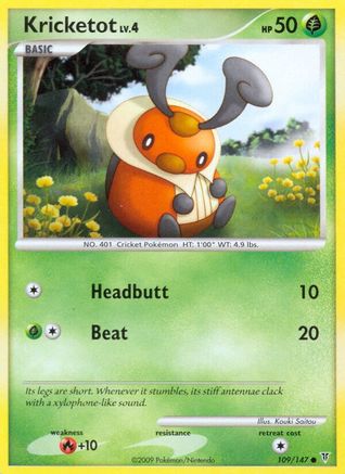 Kricketot (109/147) - Supreme Victors Reverse Holofoil - Common