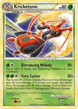 Kricketune - 024/102 - Triumphant Reverse Holofoil