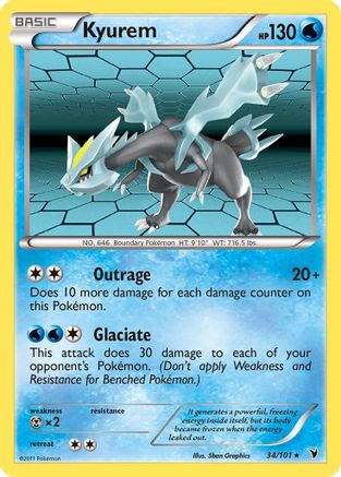 Kyurem - 034/101 - Noble Victories Holofoil