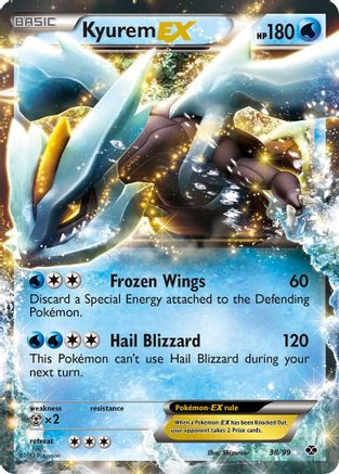 Kyurem EX 038 - Next Destinies Holofoil - Ultra Rare