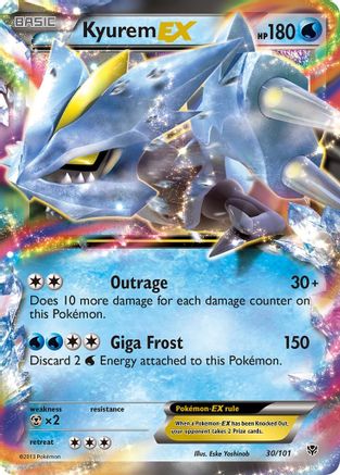 Kyurem EX (30/101) - Plasma Blast Holofoil - Ultra Rare