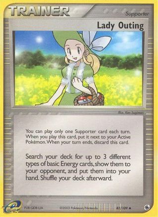 Lady Outing 083 - Ruby and Sapphire Reverse Holofoil - Uncommon