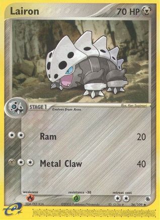 Lairon 036/109 - Ruby and Sapphire Normal - Uncommon
