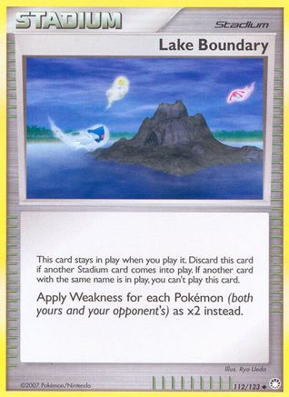 Lake Boundary (112/123) - Mysterious Treasures Reverse Holofoil - Uncommon