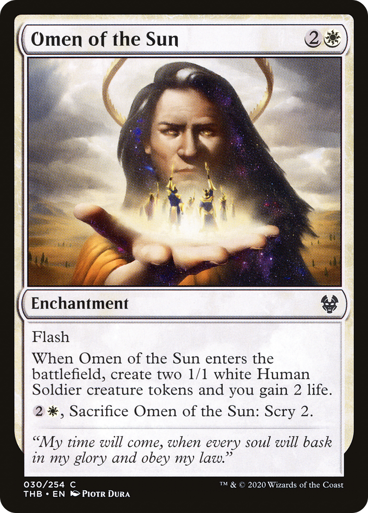 Omen of the Sun (THB-030) - Theros Beyond Death