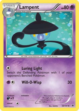 Lampent 59/101 - Noble Victories Reverse Holofoil