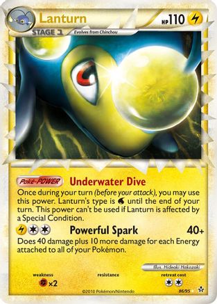 Lanturn (Prime) (86/95) - Unleashed Holofoil - Ultra Rare