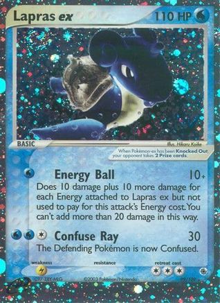 Lapras ex 099/109 - Ruby and Sapphire Holofoil - Ultra Rare