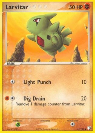 Larvitar - 063/109  - Team Rocket Returns Reverse Holofoil