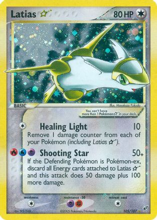 Latias Star 105 - Deoxys Holofoil - Ultra Rare