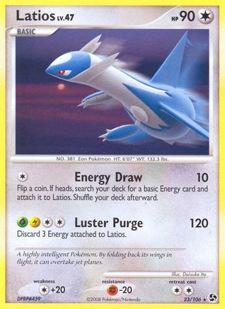 Latios (23/106) - Great Encounters Reverse Holofoil - Rare