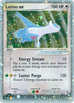 Latios ex 094 - Dragon Holofoil - Ultra Rare