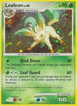 Leafeon (7/100) - Majestic Dawn Holofoil - Holo Rare