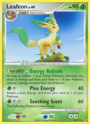 Leafeon - 045/111 - Rising Rivals Reverse Holofoil