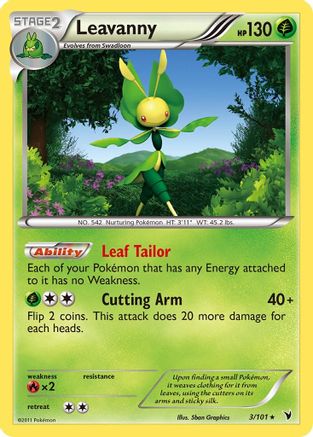 Leavanny - 003/101 - Noble Victories Holofoil