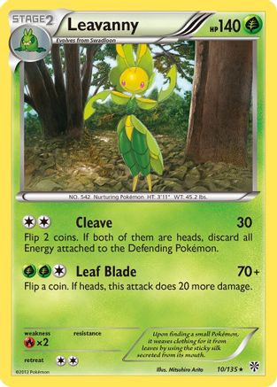 Leavanny (10/135) - Plasma Storm  - Rare