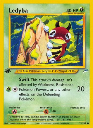 Ledyba 071/105 - Neo Destiny 1st Edition - Common