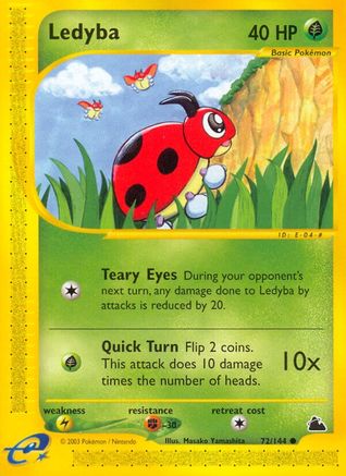 Ledyba (72) 072 - Skyridge Normal - Common