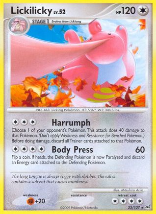 Lickilicky 033 - Platinum Normal - Rare