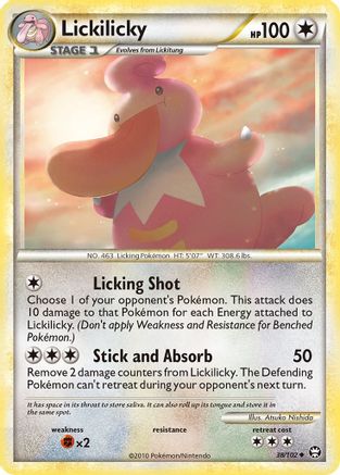 Lickilicky - 038/102 - Triumphant Reverse Holofoil