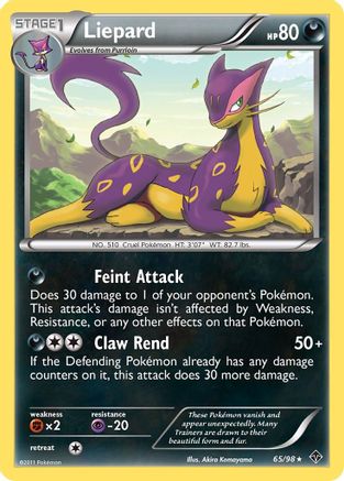 Liepard 65/98 - Emerging Powers Reverse Holofoil