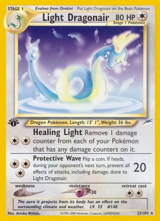 Light Dragonair 22/105 - Neo Destiny 1st Edition