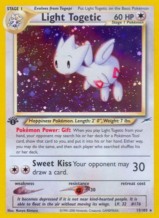 Light Togetic 15/105 - Neo Destiny Unlimited Holofoil