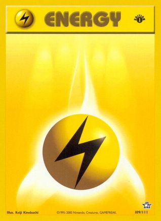 Lightning Energy 109/111 - Neo Genesis 1st Edition - Common