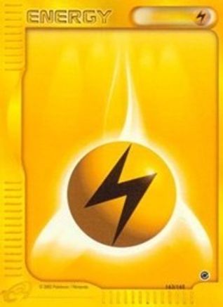 Lightning Energy 163/165 - Expedition Base Set Reverse Holofoil