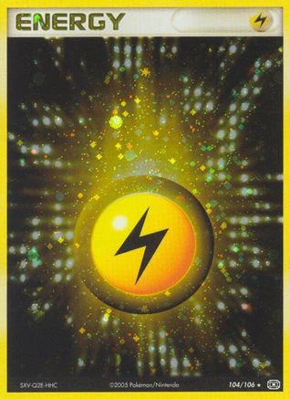 Lightning Energy (104/106) - Emerald Holofoil - Holo Rare