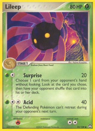 Lileep 52/108 - Power Keepers Reverse Holofoil