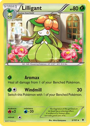 Lilligant - 005/101 - Noble Victories Reverse Holofoil