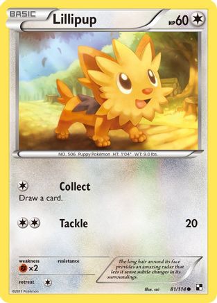 Lillipup (81) 081 - Black and White Normal - Common